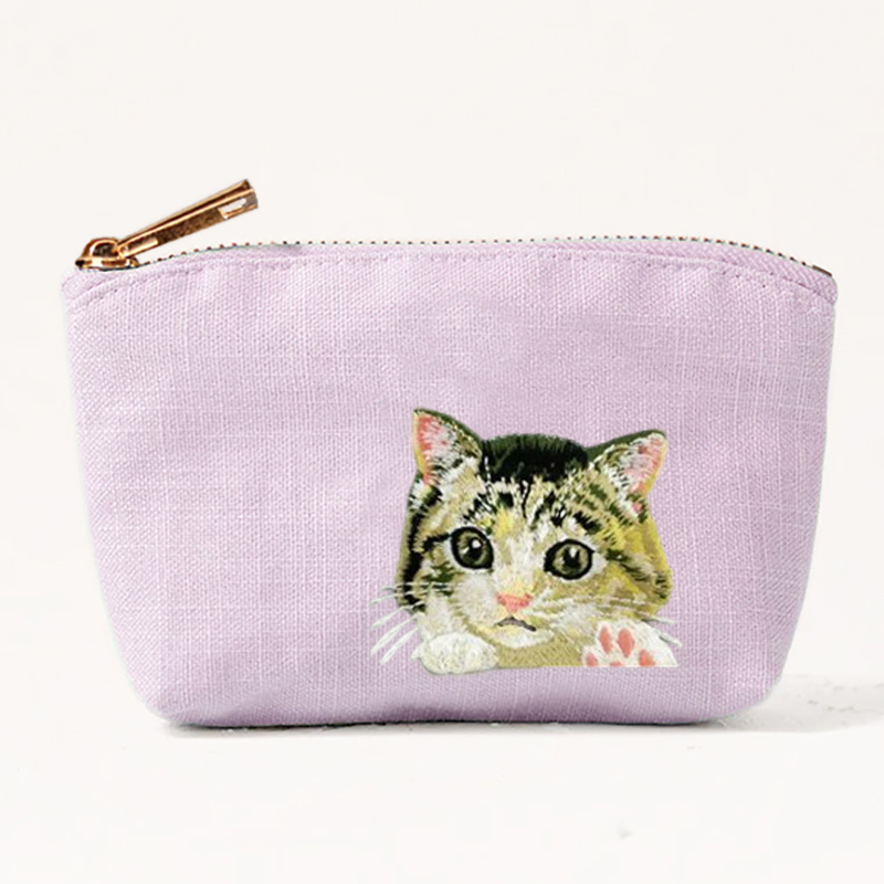 Embroidery Wallet - Monedero de mujer con bordado de