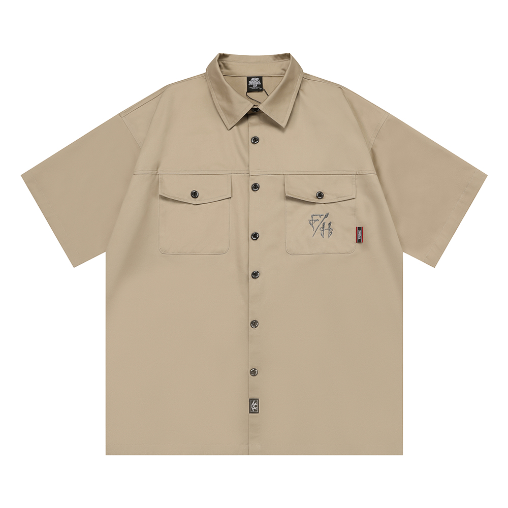 Embroidery Font Free - Camiseta Holgada de Manga Corta para