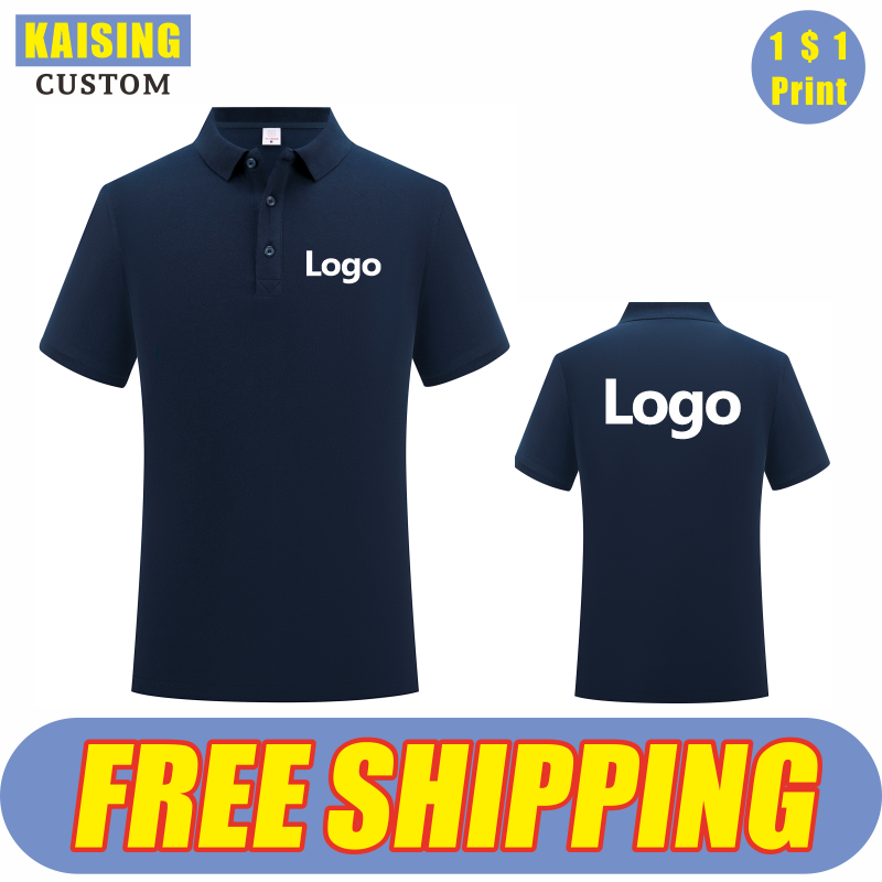 Embroidery Men Shirt - KAISING Polo de algodón puro de