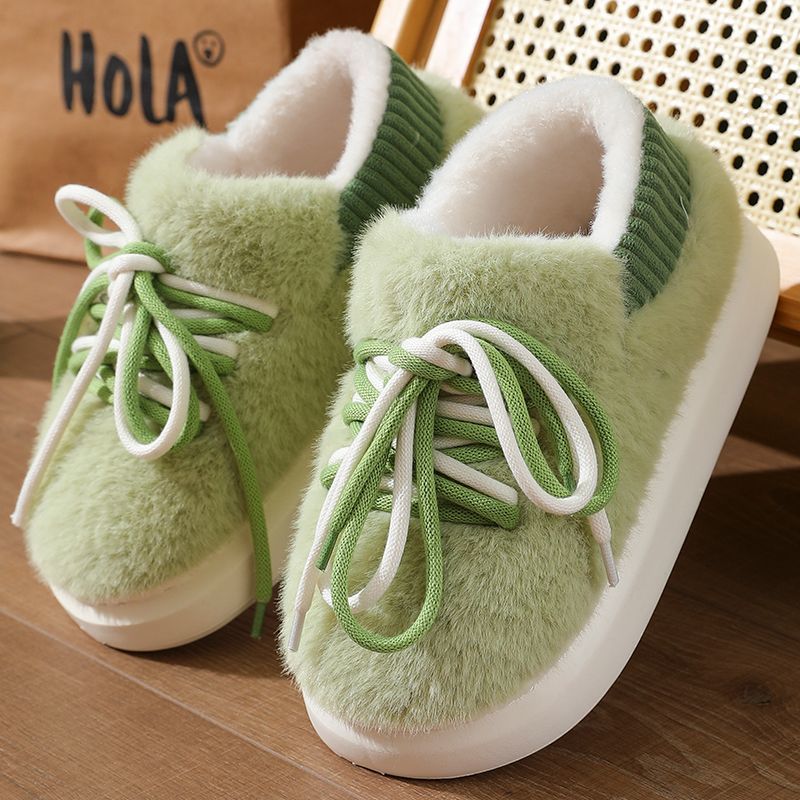 Embroidery Cotton - Nuevas zapatillas estereoscópicas de envoltura completa,