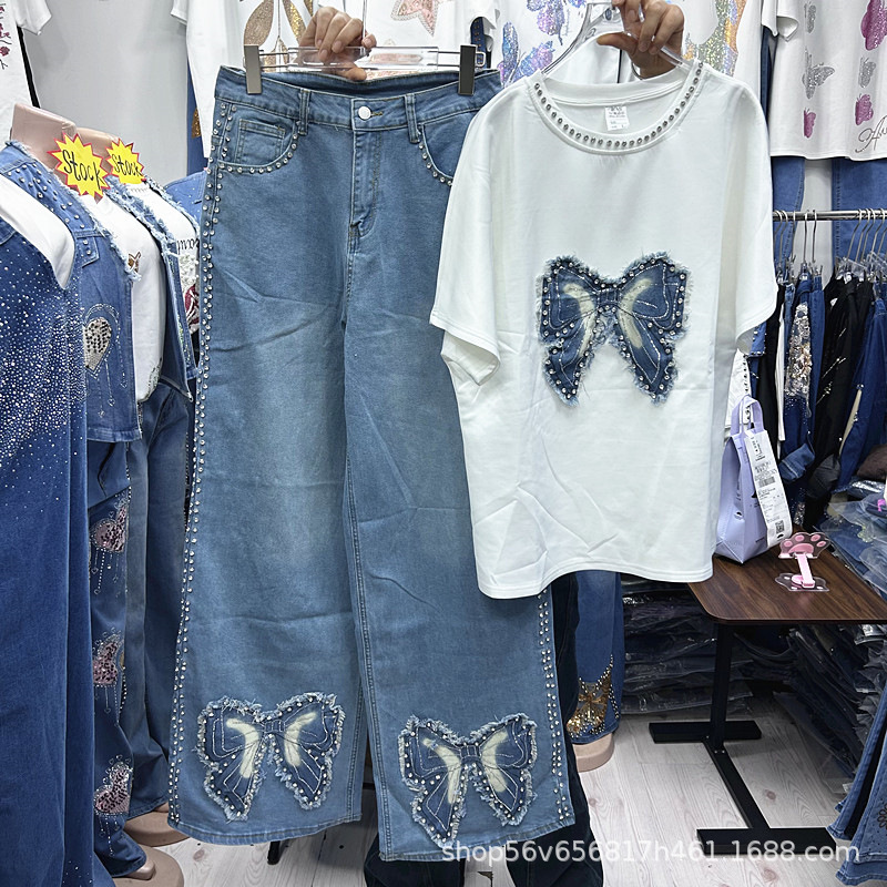 Embroidery Blouse - Nuevo conjunto de dos piezas holgado