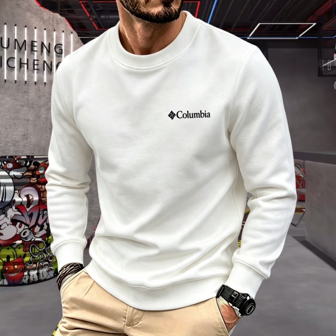 Embroidery Cotton - Polo de manga larga para hombre