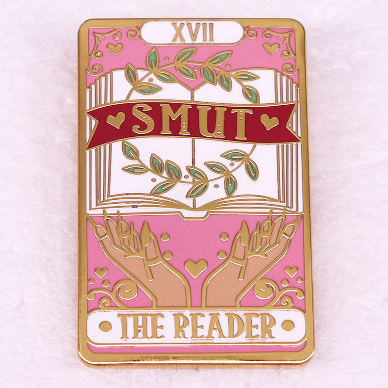 Embroidery Wallet - SMUT The Reader Book-Pin esmaltado, broche