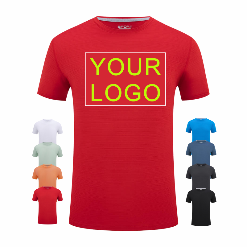 Embroidery Men Shirt - Camiseta de manga corta con cuello