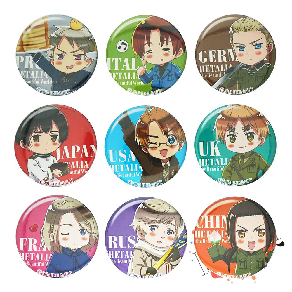 Embroidery Australia - Insignia de Anime Axis Power HETALIA,