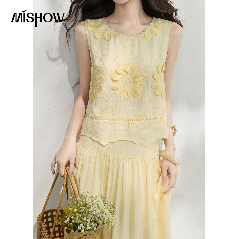 MISHOW Conjunto de Blusa con B - Embroidery Blouse reseña y precio