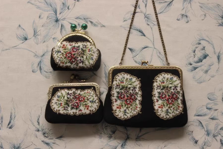 Lost In Vinatge-tapiz tejido d - Embroidery Wallet reseña y precio