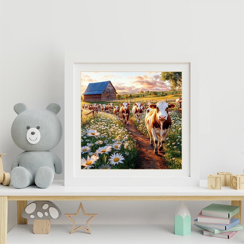 Momoart Kit de Pintura de Diam - Embroidery Daisy Flower reseña y precio