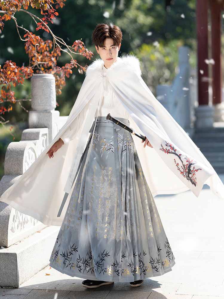 Disfraz Hanfu de talla grande  - Embroidery Men Shirt reseña y precio