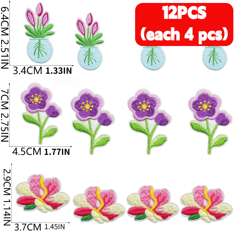 10/12PCS al por mayor, mezcla  - Embroidery Cotton reseña y precio