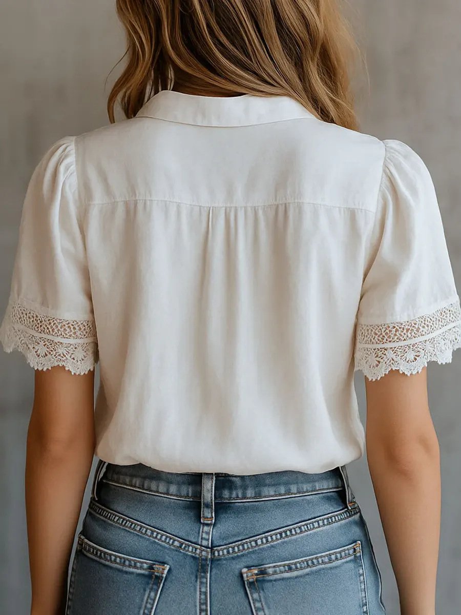 Elegantes Camisas de Mujer, Ca - Embroidery Blouse reseña y precio
