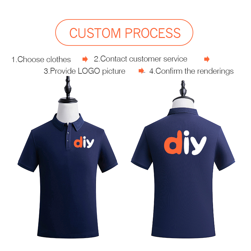 Camiseta Polo Personalizable c - Embroidery Men Shirt reseña y precio