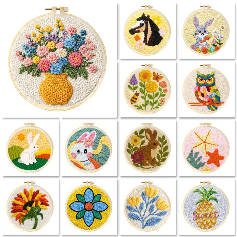 Kits de bordado Punch Needle D - Embroidery Converter reseña y precio