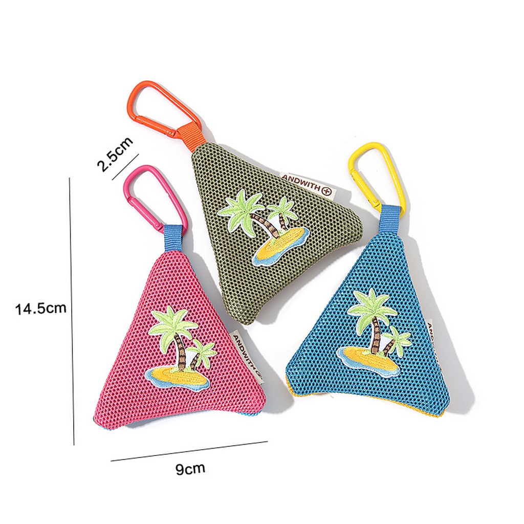 Monedero triangular transpirab - Embroidery Wallet reseña y precio