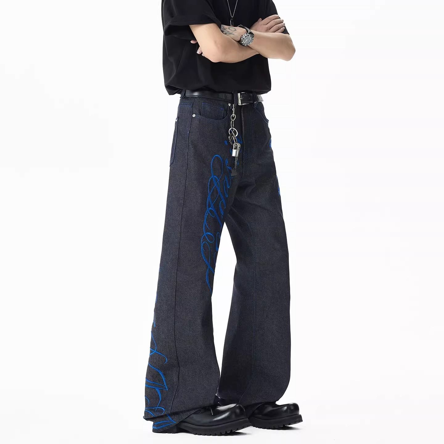 Pantalones de mezclilla para h - Embroidery Font Free reseña y precio