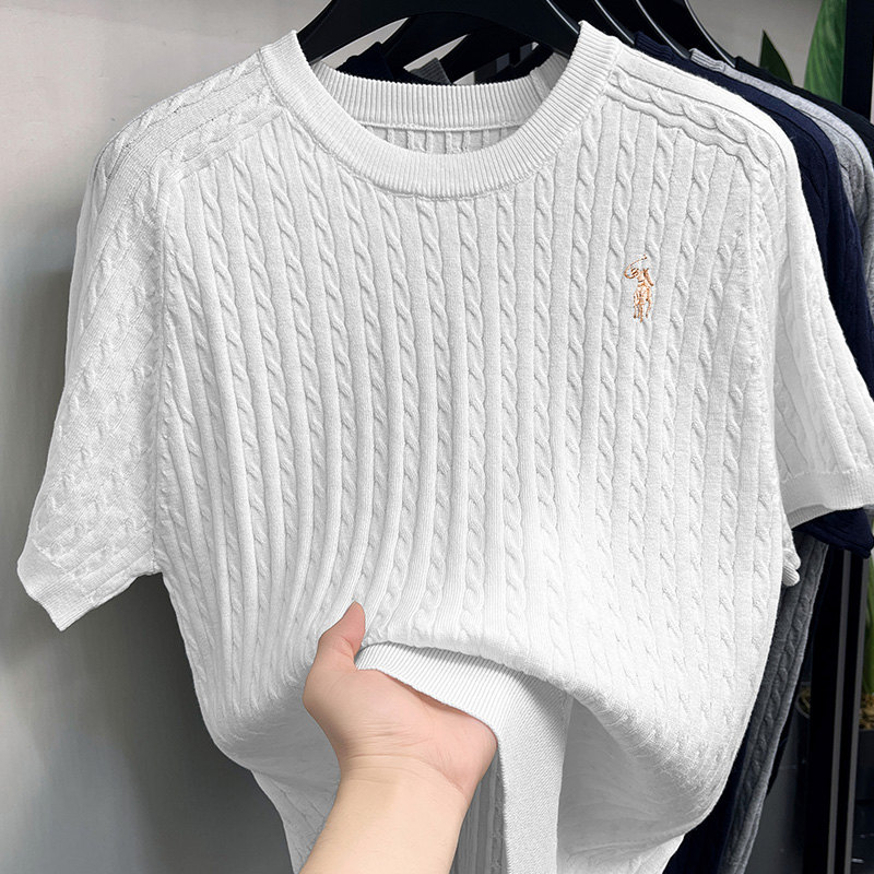 Camiseta de manga corta de pun - Embroidery Men Shirt reseña y precio