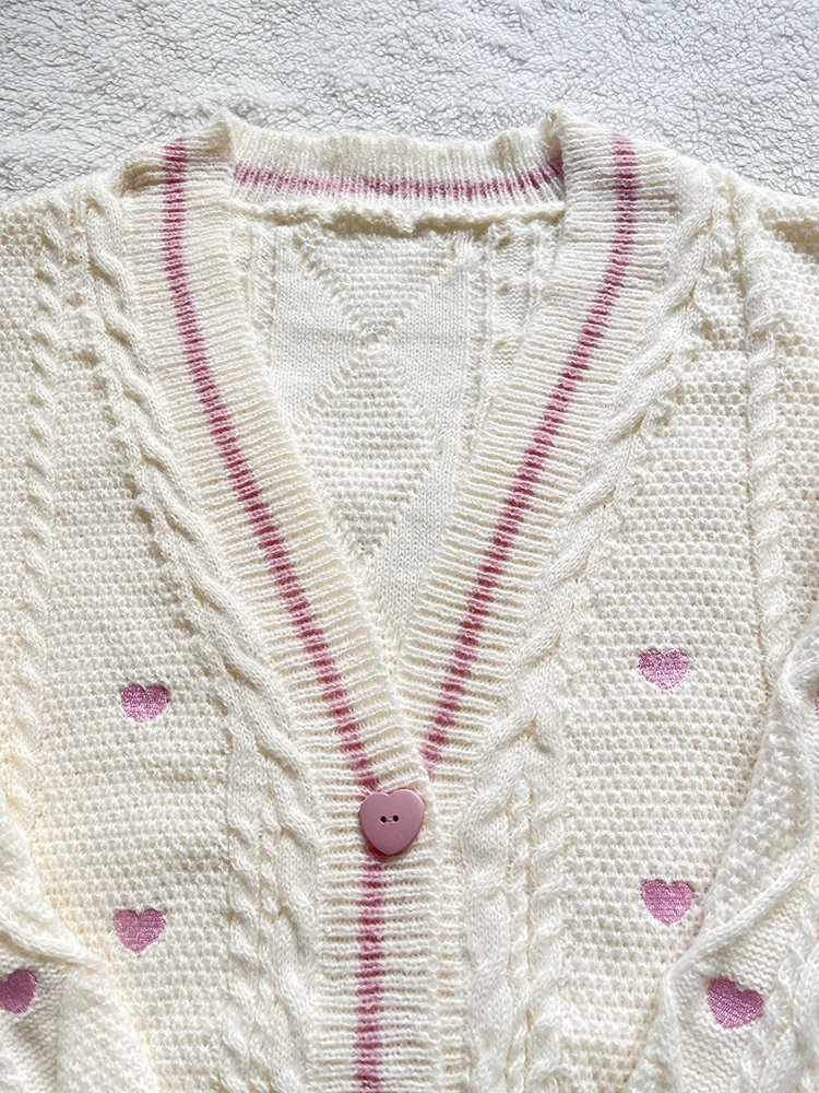 Cárdigan para amantes con parc - Embroidery Patch reseña y precio