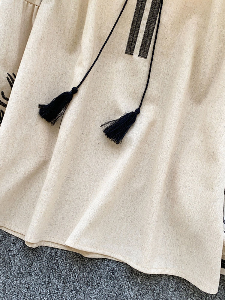 Blusa de Estilo Bohemio para M - Embroidery Blouse reseña y precio
