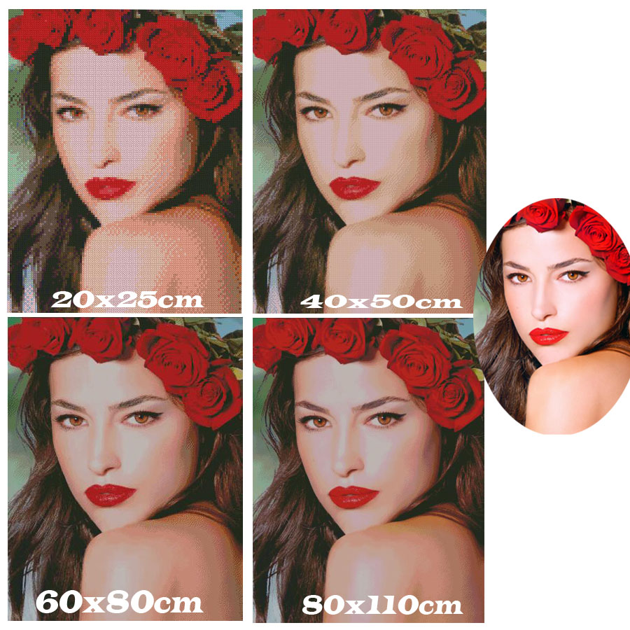 5D DIY bordado de diamantes ar - Embroidery Lips reseña y precio