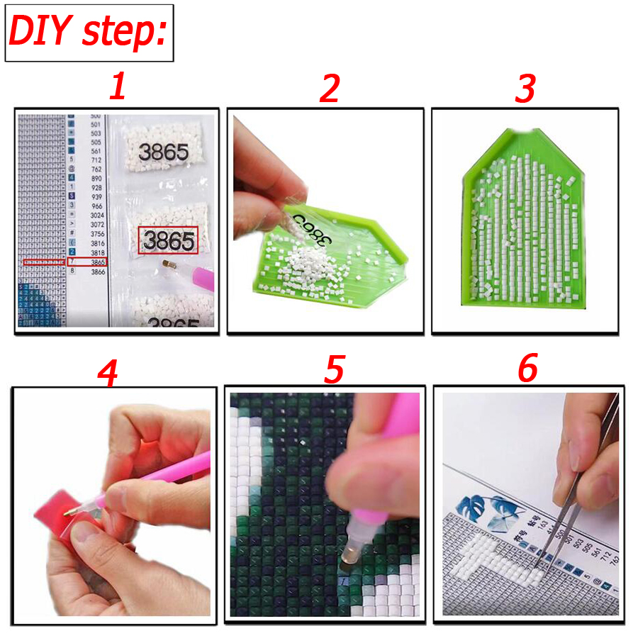 5D DIY bordado de diamantes ar - Embroidery Lips reseña y precio