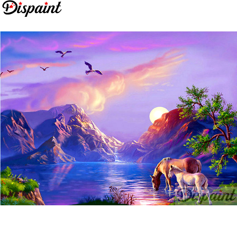 Dispaint-pintura de diamante r - Embroidery Horse reseña y precio