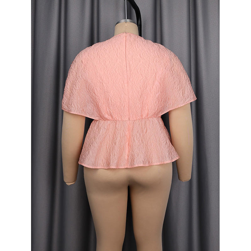Blusa Peplum con Cuello en V y - Embroidery Blouse reseña y precio