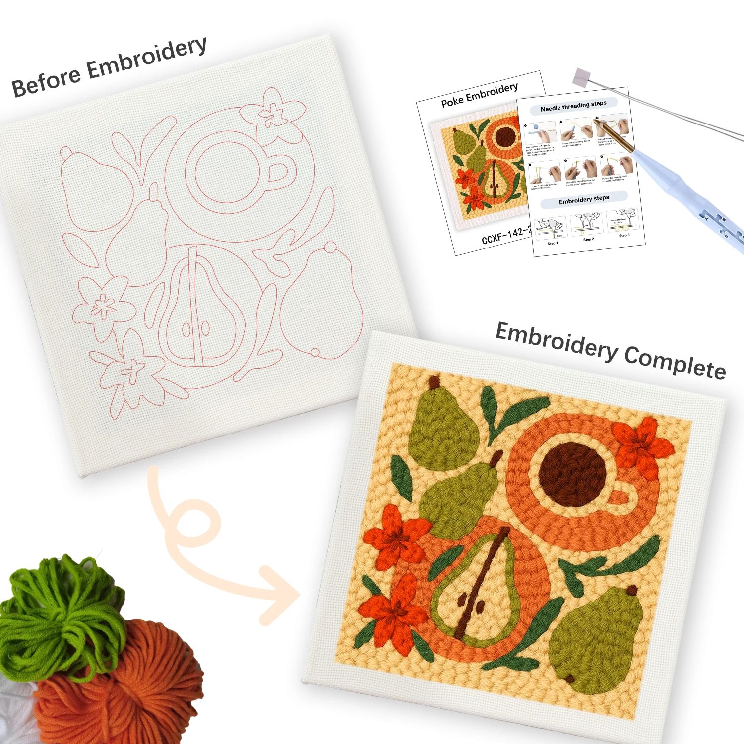 Kits de Bordado con Aguja Mági - Embroidery Kit Starter reseña y precio