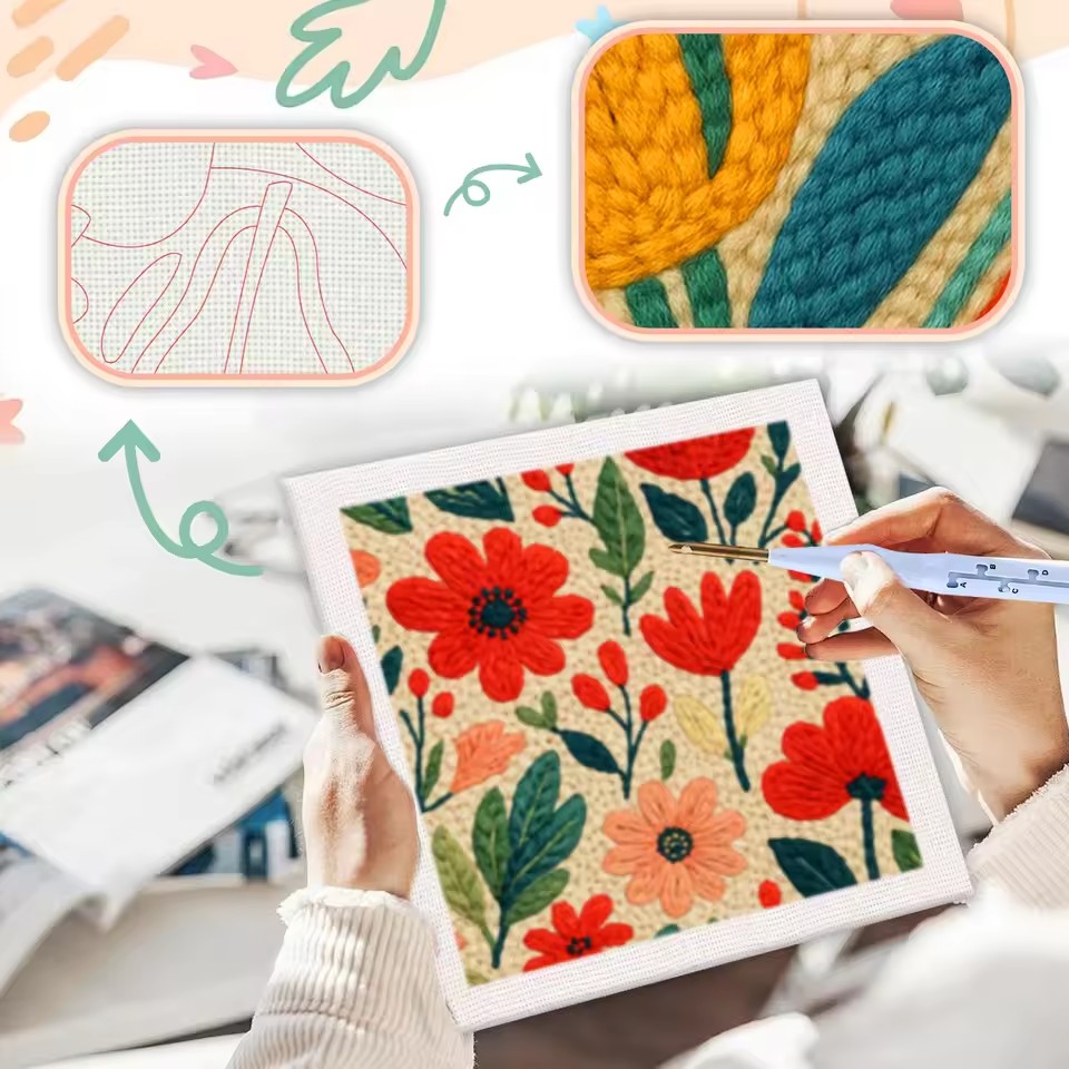 Kits de Bordado con Aguja Mági - Embroidery Kit Starter reseña y precio