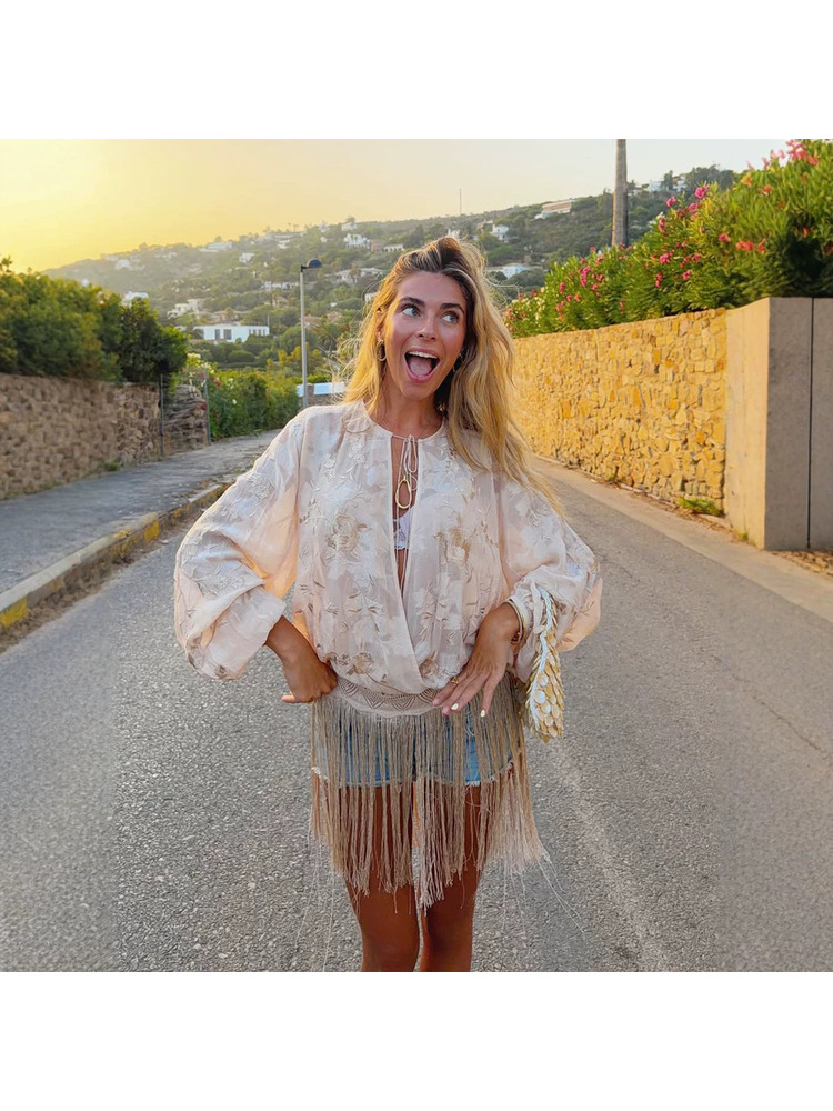 QICHE 2026 Blusa de Verano par - Embroidery Blouse reseña y precio