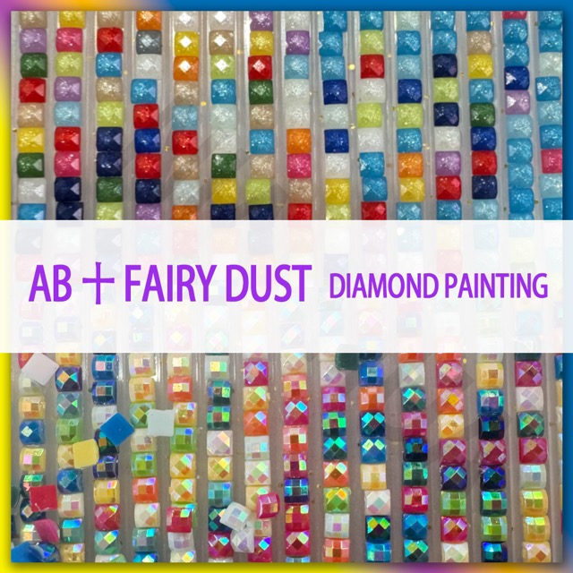 Resina AB Hada polvo DIY diama - Embroidery Horse reseña y precio