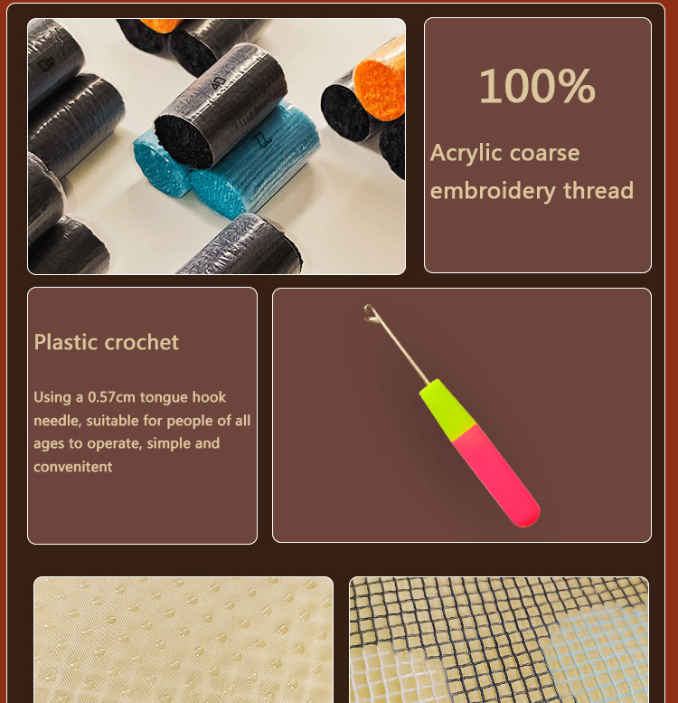 Kits de ganchos de hilo acríli - Embroidery Horse reseña y precio